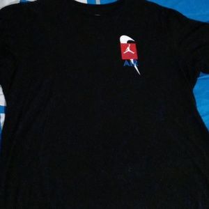 Nike Jordan flight black t shirt